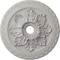 Ekena Millwork Bordeaux Deluxe Ceiling Medallion (Fits Canopies up to 4"), 23 5/8"OD x 3"ID x 2"P, Ultra Pure White CM23BOUWF - alternate 1